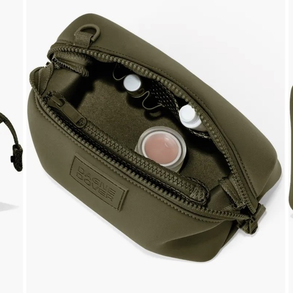 Dagne Dover Green Toiletry Bag Small - Picture 4 of 9